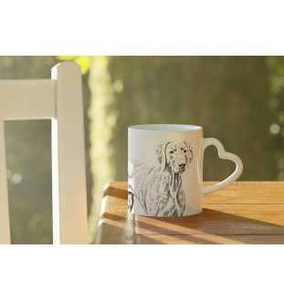 Braque de Weimar, Weimaraner - tasse avec chien, une tasse adorable avec une anse en forme de cœur, un cadeau universel de la marque Art-Dog