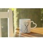 Wyżeł weimarski kubek z psem good morning serce Art-Dog
