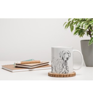 Weimaraner, Grey Ghost - cup with a dog, cup with a photo, personalized gift from the Art-Dog brand