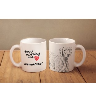 Braque de Weimar, Weimaraner - tasse avec chien, tasse avec photo, cadeau personnalisé de la marque Art-Dog