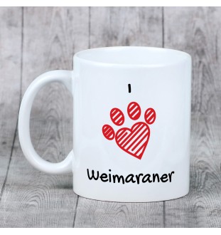 Weimaraner, Weimaraner Vorstehhund - Tasse mit Hund, entzückende Tasse mit Grafik, Geschenk mit Ihrem Foto von der Marke Art-Dog