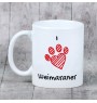 Weimaraner, Grey Ghost - cup with a dog, cute cup with graphics, a gift with your photo from the Art-Dog brand