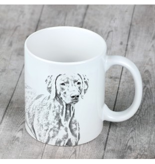 Weimaraner, Grey Ghost - cup with a dog, cute cup with graphics, a gift with your photo from the Art-Dog brand