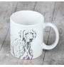 Braque de Weimar, Weimaraner - tasse avec chien, une tasse adorable avec une illustration, un cadeau avec votre photo de la marque Art-Dog