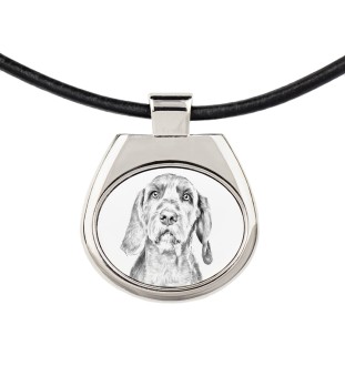 Wirehaired Vizsla, Hungarian Wire-haired Pointer - dog necklace, personalized pendant with a photo, unique necklace for women and men by Art-Dog brand