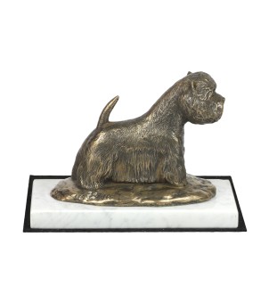 West Highland White Terrier statuetka na jasnym kamieniu Art-Dog