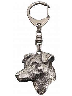 Jack Russel Terrier - keyring (silver plate) - 94