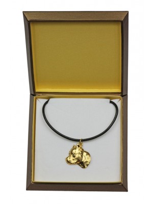 American Staffordshire Terrier - necklace (gold plating) - 2491 - 27650
