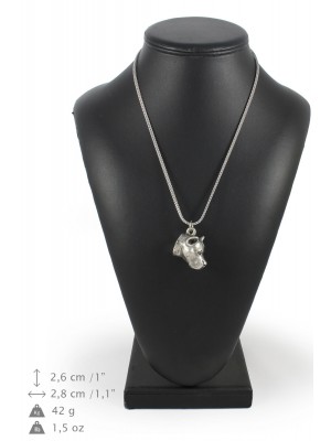 American Staffordshire Terrier - necklace (silver chain) - 3274 - 34225