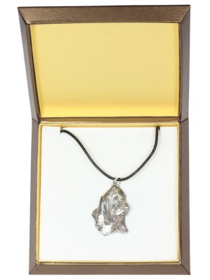 Basset Hound - necklace (silver plate) - 3005 - 31148