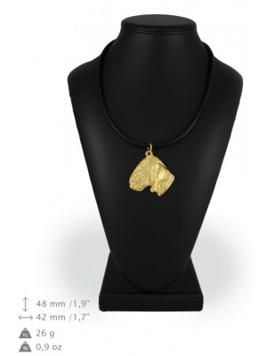 Bedlington Terrier - necklace (gold plating) - 958 - 25444
