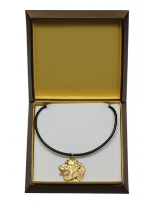 Bernese Mountain Dog - necklace (gold plating) - 3031 - 31667