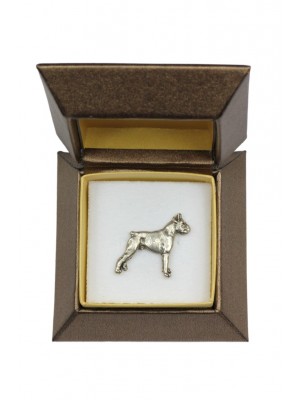 Boxer - pin (silver plate) - 2676 - 28958