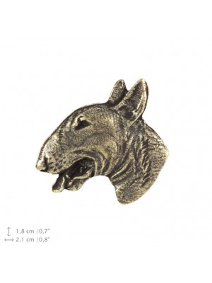 Bull Terrier - pin (silver plate) - 1531 - 22233