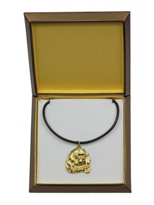 Cavalier King Charles Spaniel - necklace (gold plating) - 2496 - 27655