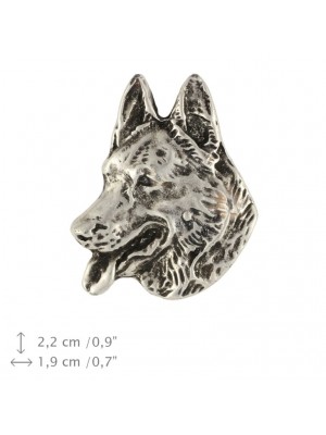 German Shepherd - pin (silver plate) - 1512 - 26059