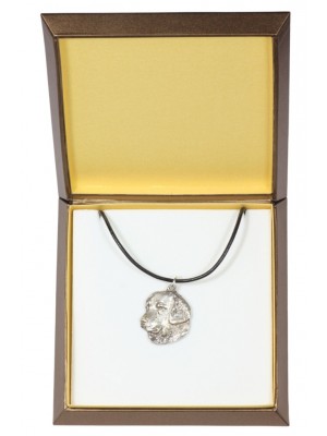 Golden Retriever - necklace (silver plate) - 2907 - 31051