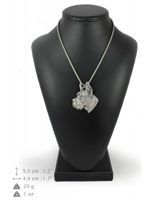 Great Dane - necklace (silver cord) - 3137 - 32945