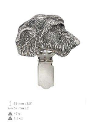 Irish Wolfhound - clip (silver plate) - 274 - 26320
