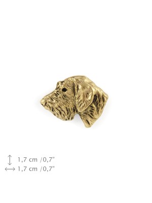 Irish Wolfhound - pin (gold) - 1501 - 7483