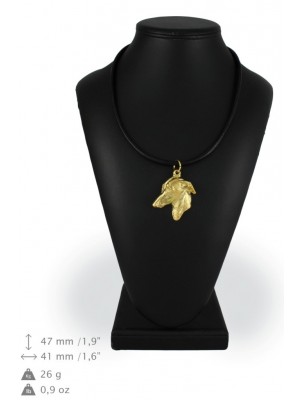 Italian Greyhound - necklace (gold plating) - 988 - 25508