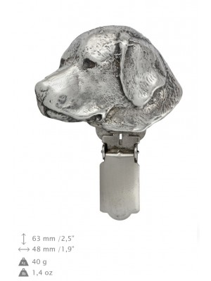 Labrador Retriever - clip (silver plate) - 307 - 26446