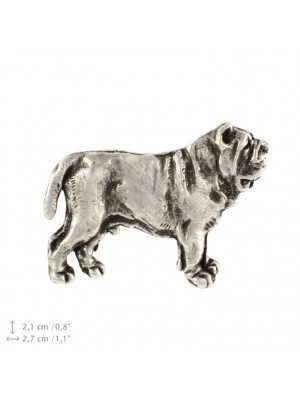 Neapolitan Mastiff - pin (silver plate) - 446 - 22223