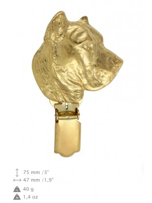 Perro de Presa Canario - clip (gold plating) - 1043 - 26789