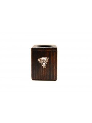 Rottweiler - candlestick (wood) - 3997 - 37890