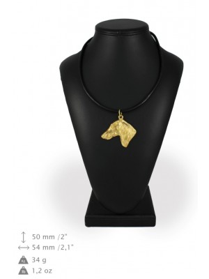 Saluki - necklace (gold plating) - 895 - 31185