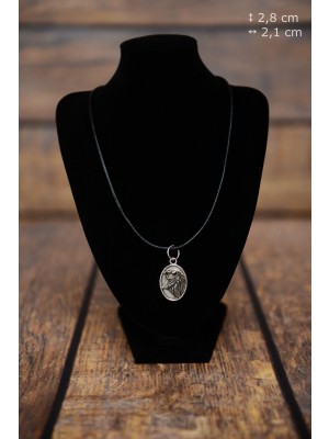 Shetland Sheepdog - necklace (silver plate) - 3435 - 34898
