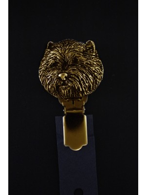 West Highland White Terrier - clip (gold plating) - 1038 - 4571