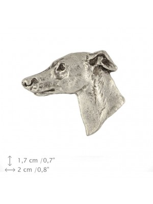 Whippet - pin (silver plate) - 447 - 25877