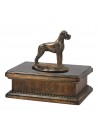 Great dane uncropped- exlusive urn