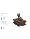 Chihuahua lying - exlusive urn