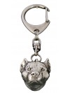 American Staffordshire Terrier - keyring (silver plate) - 27