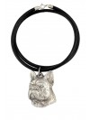 French Bulldog - necklace (strap) - 396