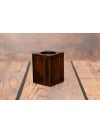 Afghan Hound - candlestick (wood) - 3938 - 37594