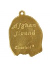 Afghan Hound - keyring (gold plating) - 2444 - 27173