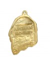 Afghan Hound - keyring (gold plating) - 826 - 30029