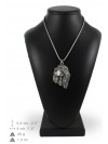 Afghan Hound - necklace (silver cord) - 3190 - 33195