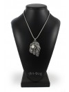Afghan Hound - necklace (silver cord) - 3190 - 33198