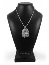 Afghan Hound - necklace (silver cord) - 3237 - 33372