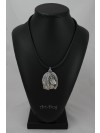 Afghan Hound - necklace (silver plate) - 2989 - 30934