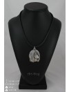 Afghan Hound - necklace (silver plate) - 2989 - 30936