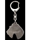 Airedale Terrier - keyring (silver plate) - 1820 - 12241
