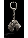 Airedale Terrier - keyring (silver plate) - 1820 - 12243