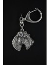 Airedale Terrier - keyring (silver plate) - 2189 - 20889