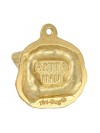 Akita Inu - keyring (gold plating) - 825 - 30028