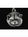 Akita Inu - necklace (silver chain) - 3311 - 33733